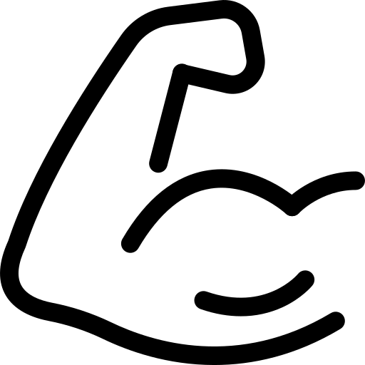 muscle outline